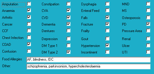 Mr ADN's diagnoses in MedNut Mail Albumin and minerals in combination Diagnoses for Mr ADN's case study in in Albumin and minerals in combination