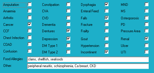 Mrs ADK's diagnoses as part of our case study in MedNut Mail article About Albumin Diagnoses for Mrs ADK in the case study in our article About Albumin